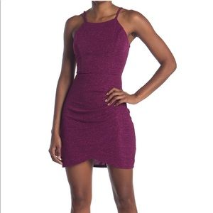 Beautiful sparkly knit crepe mini dress